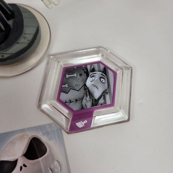 Disney Infinity Jack Skellington Power Disk and Card - Picture 4 of 6